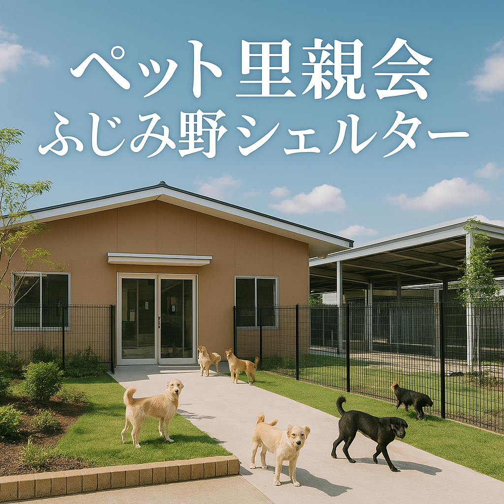 ペット里親会ふじみ野シェルターの写真と里親になる手順