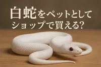 白蛇をペットとしてショップで買える？