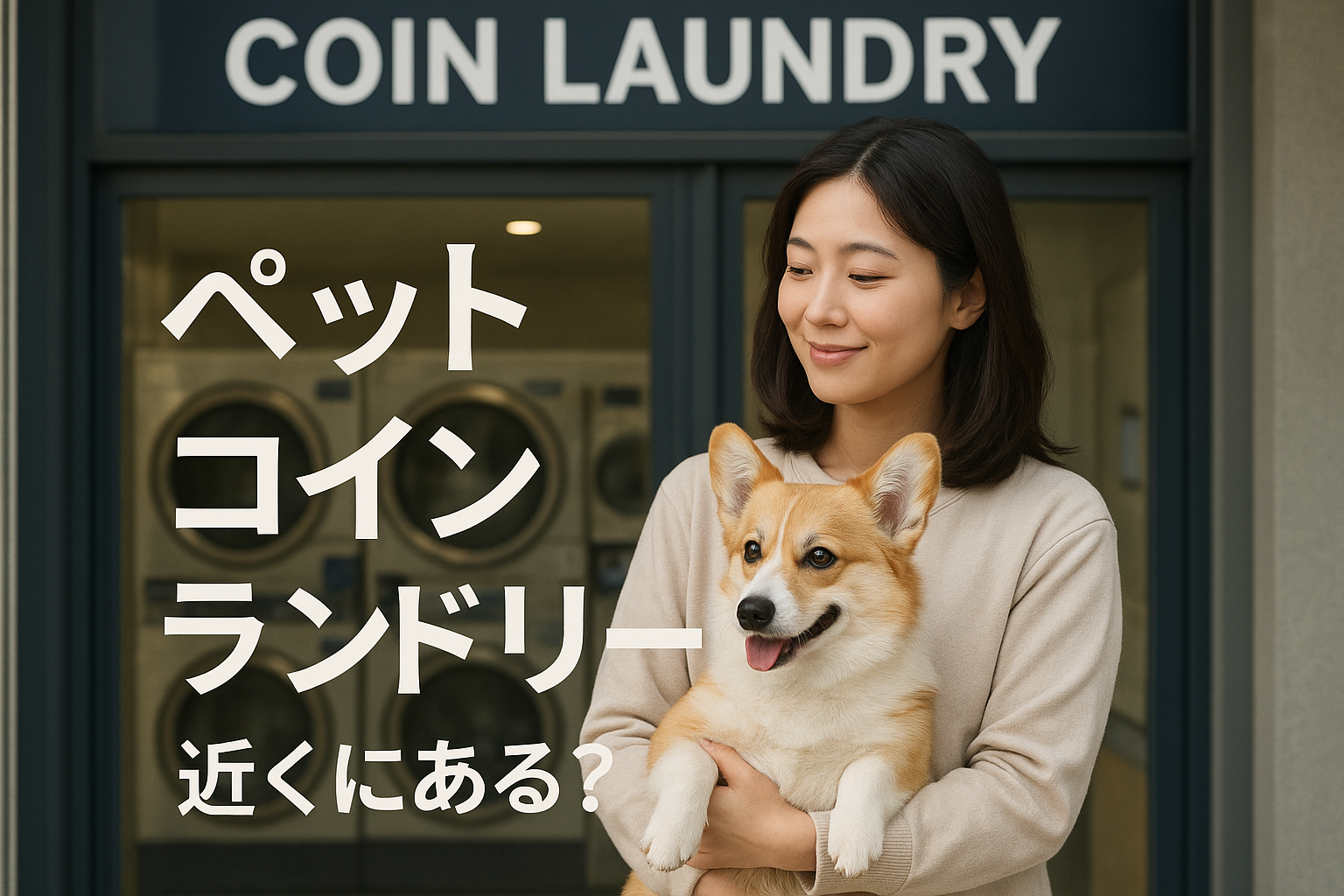 ペット コインランドリー 近くにある？