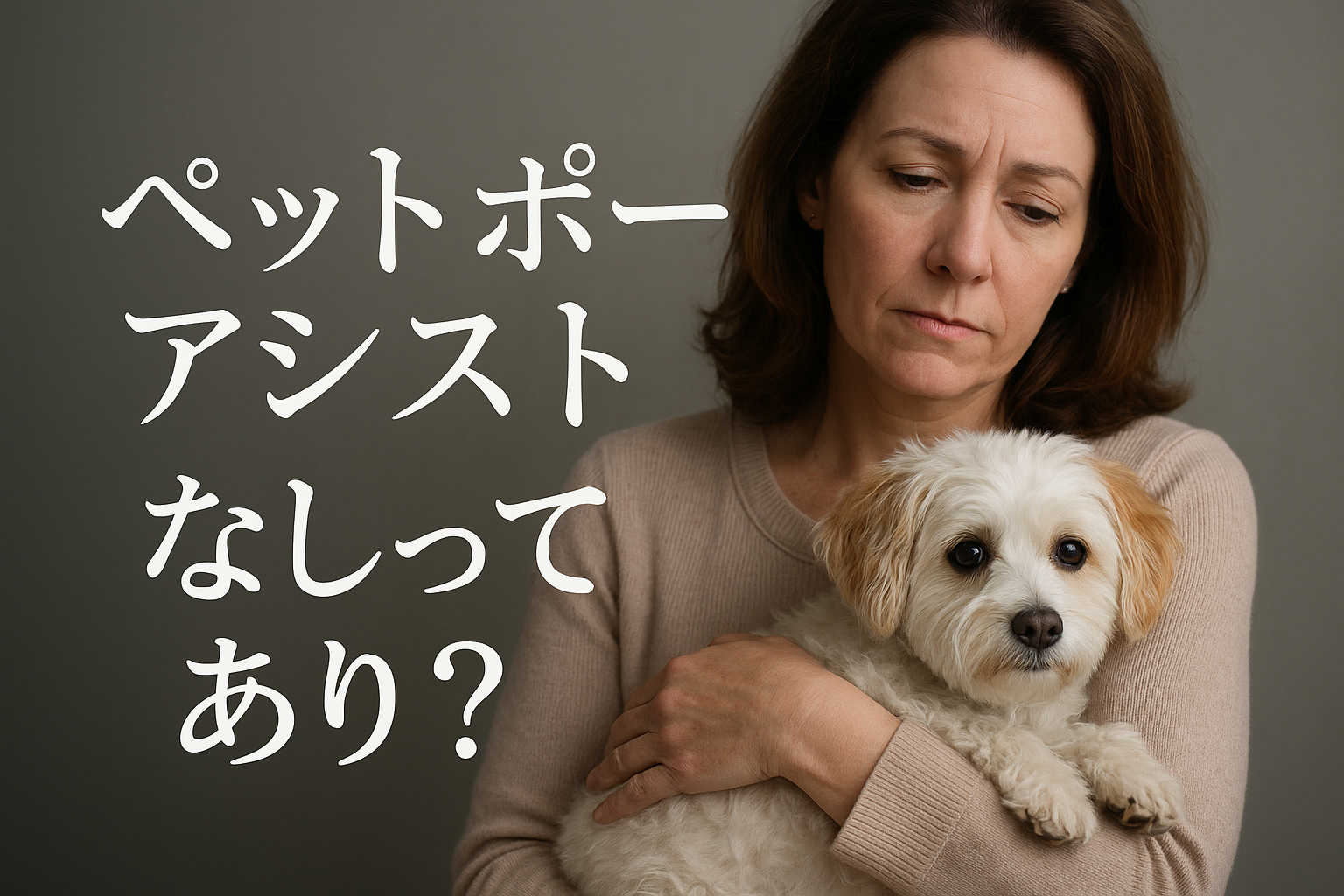 ペット ポーター アシスト なしってあり？