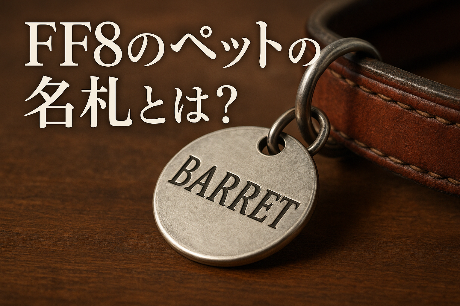 ff8のペットの名札とは？