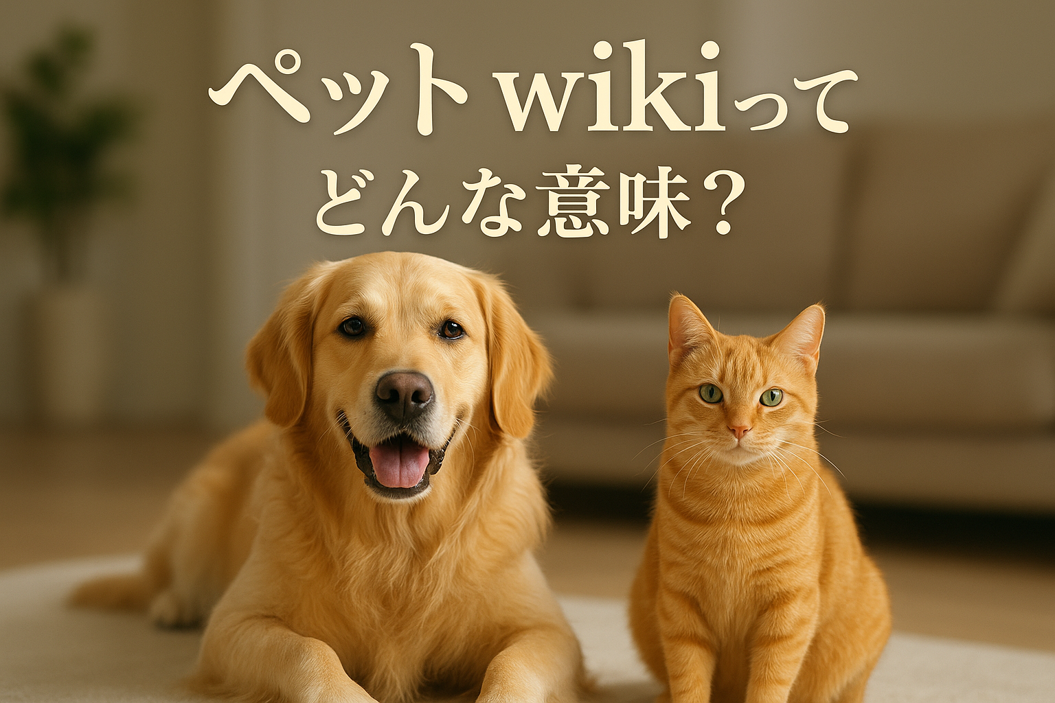 ペット wikiってどんな意味？