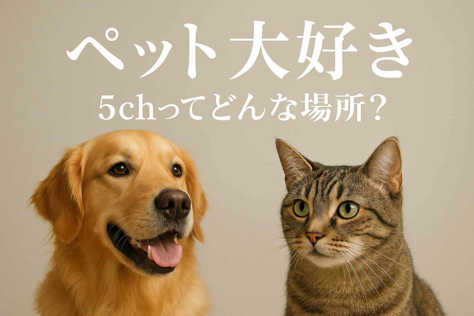 ペット 大好き 5chってどんな場所？