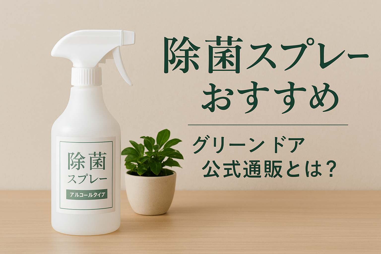 除 菌 スプレー おすすめ グリーン ドア 公式 通販とは？