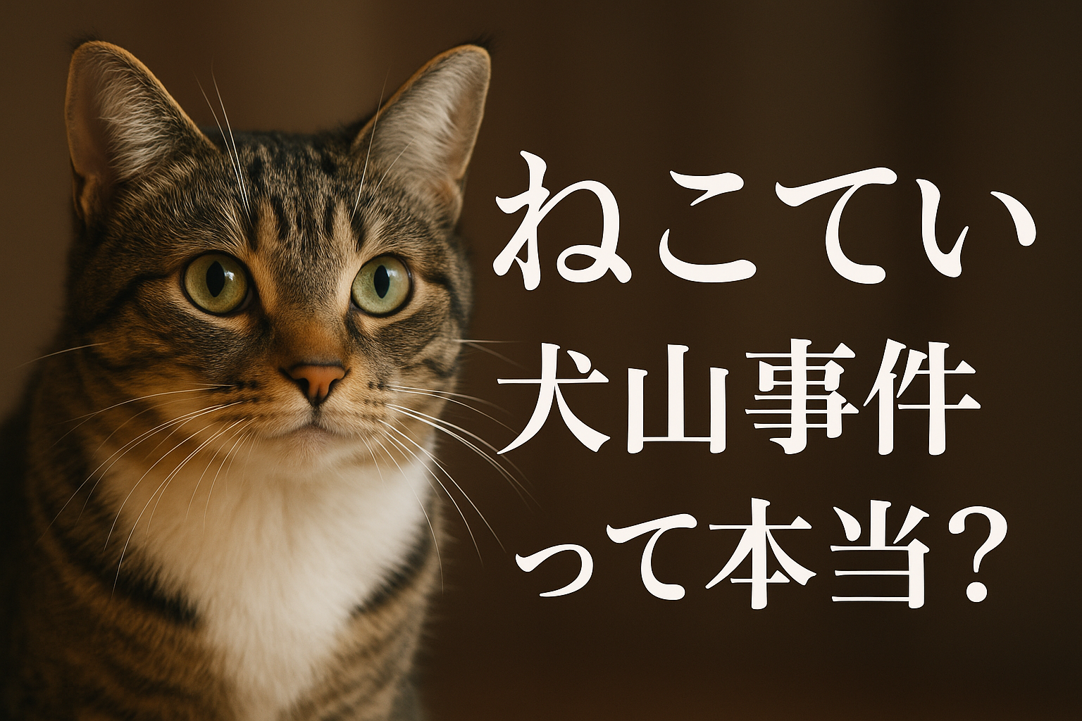 ねこ てい 犬山 事件って本当？