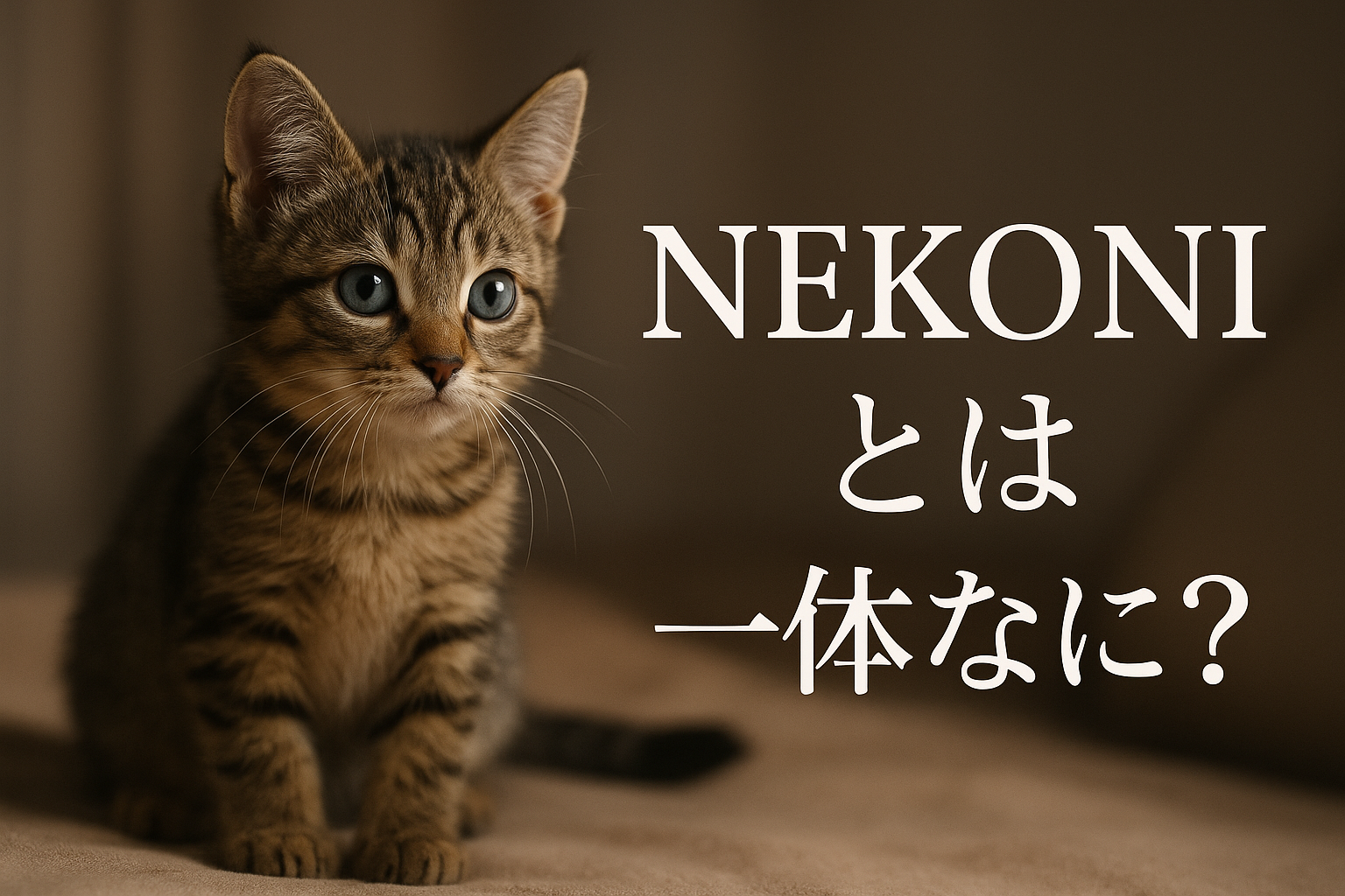 nekoniとは一体なに？