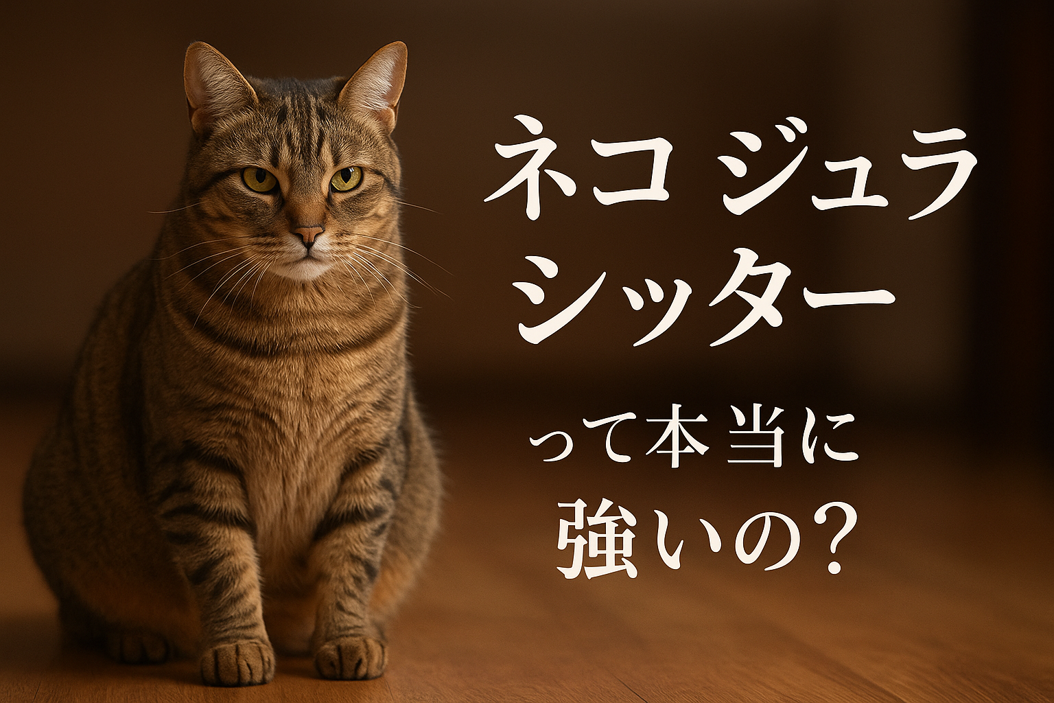 ネコ ジュラ シッターって本当に強いの？