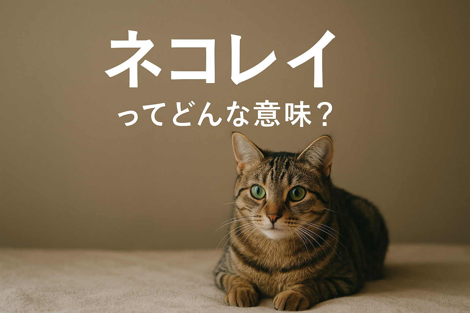 ネコレイってどんな意味?