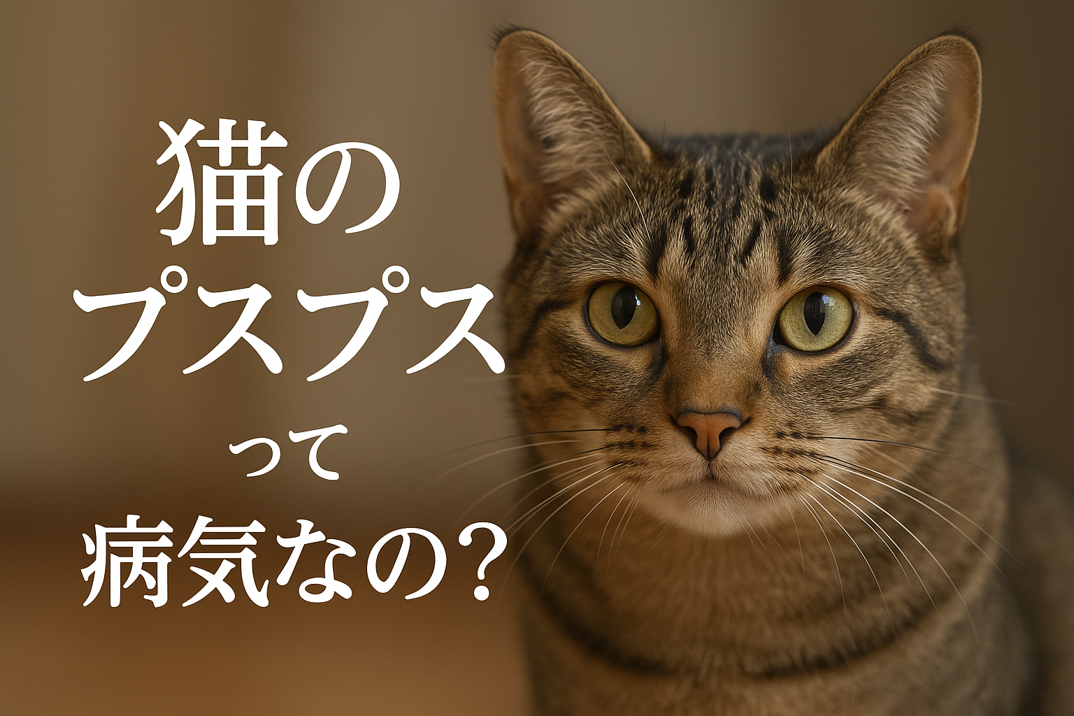 猫のプスプスって病気なの？