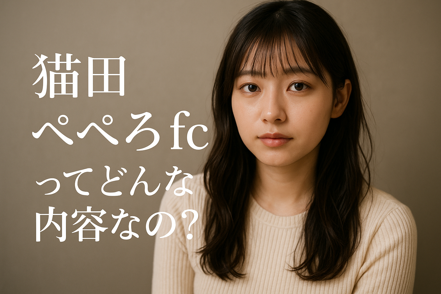 猫田 ぺぺろ fcってどんな内容なの？