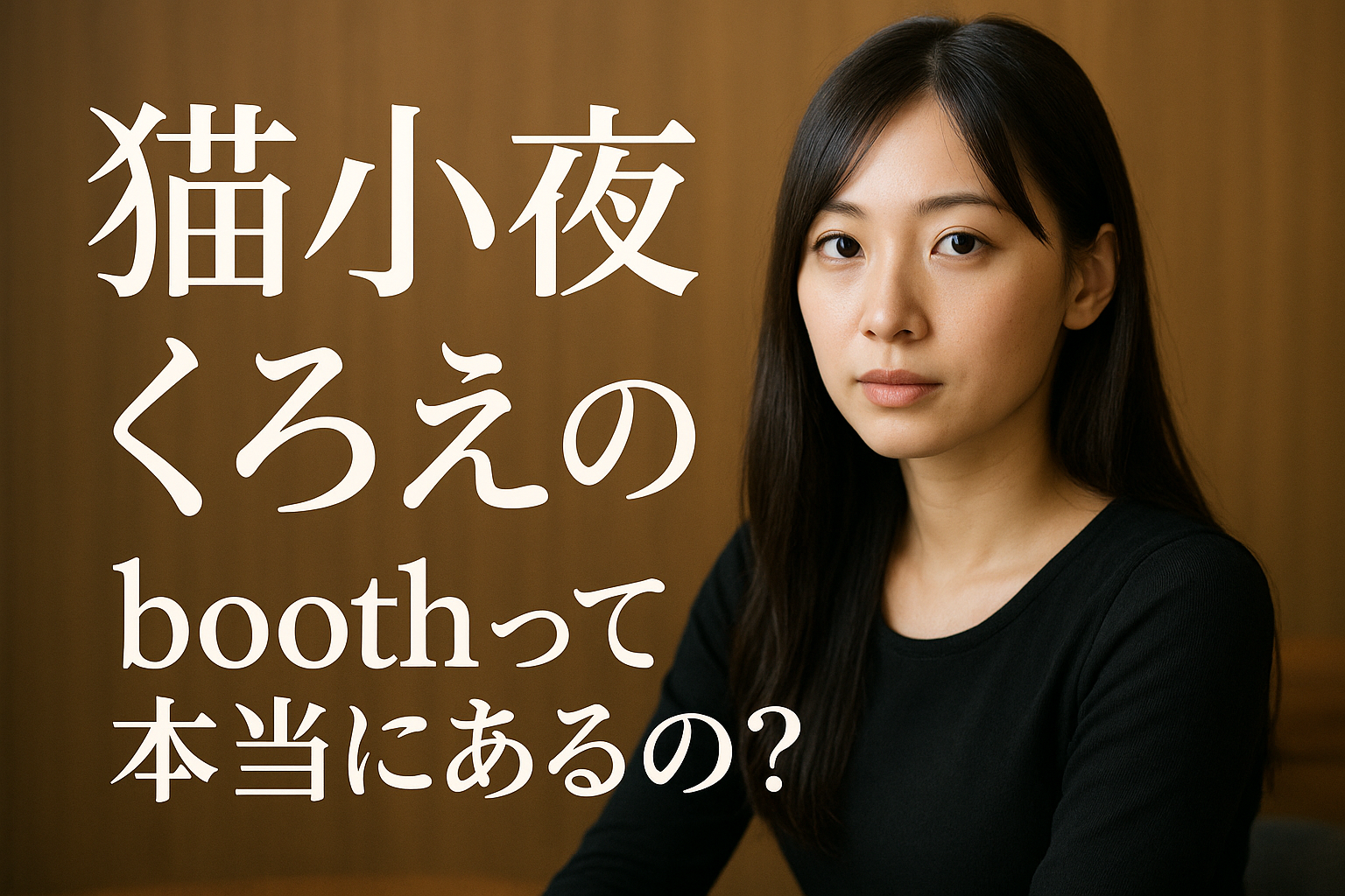 猫小夜くろえのboothって本当にあるの？