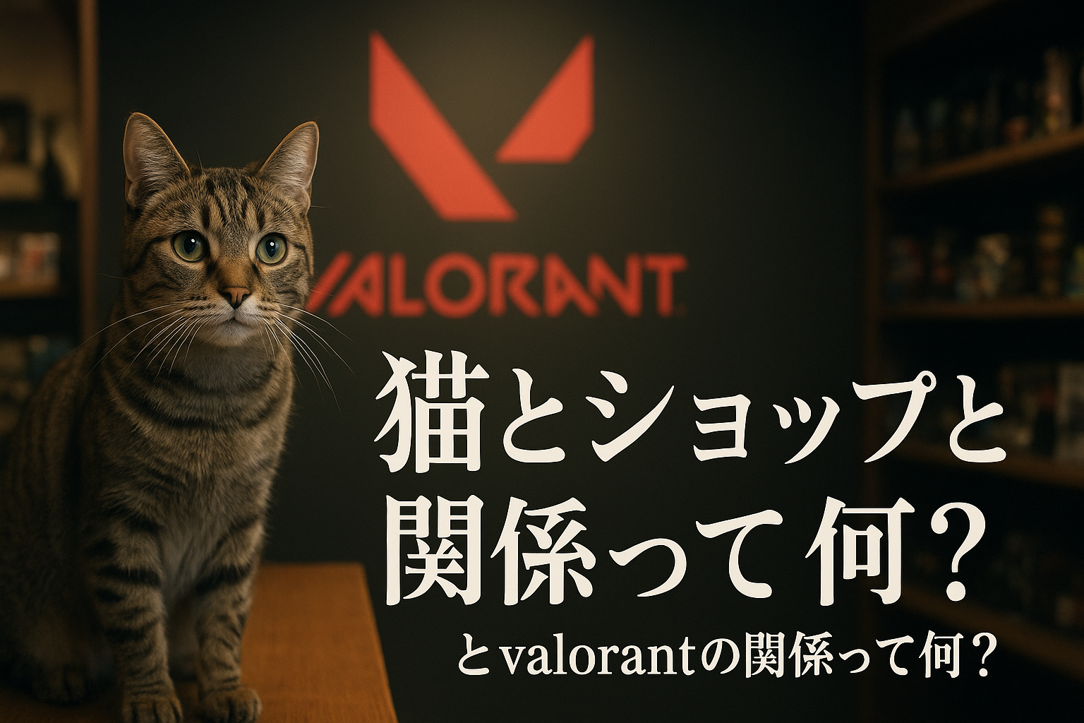 猫とショップとvalorantの関係って何？