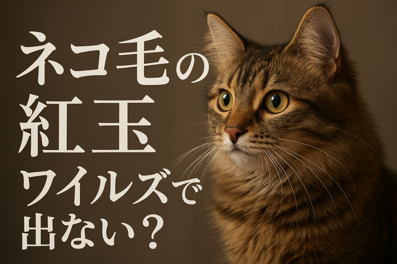ネコ 毛 の 紅玉 ワイルズで出ない?