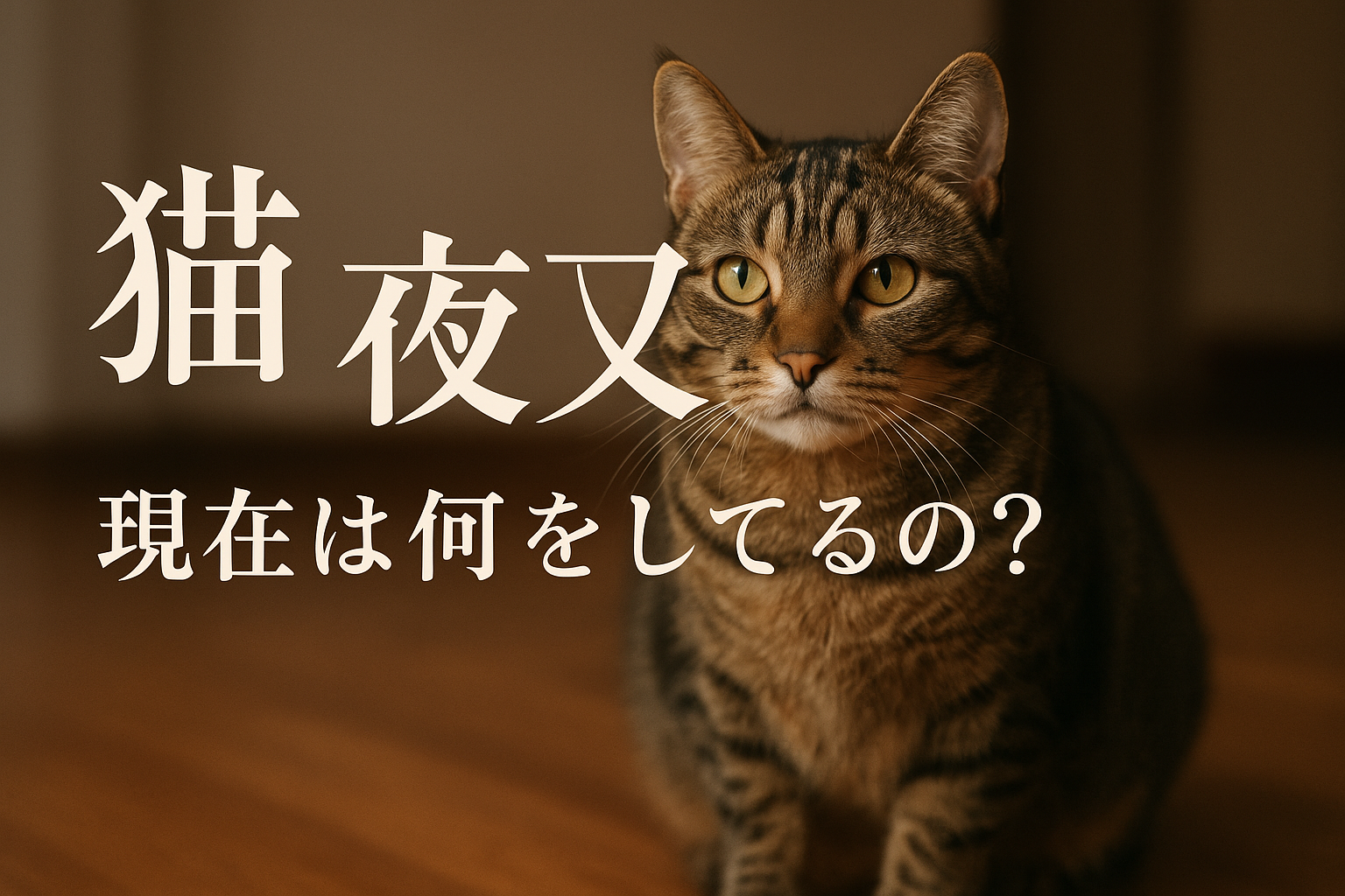 猫 夜叉 現在は何をしてるの?