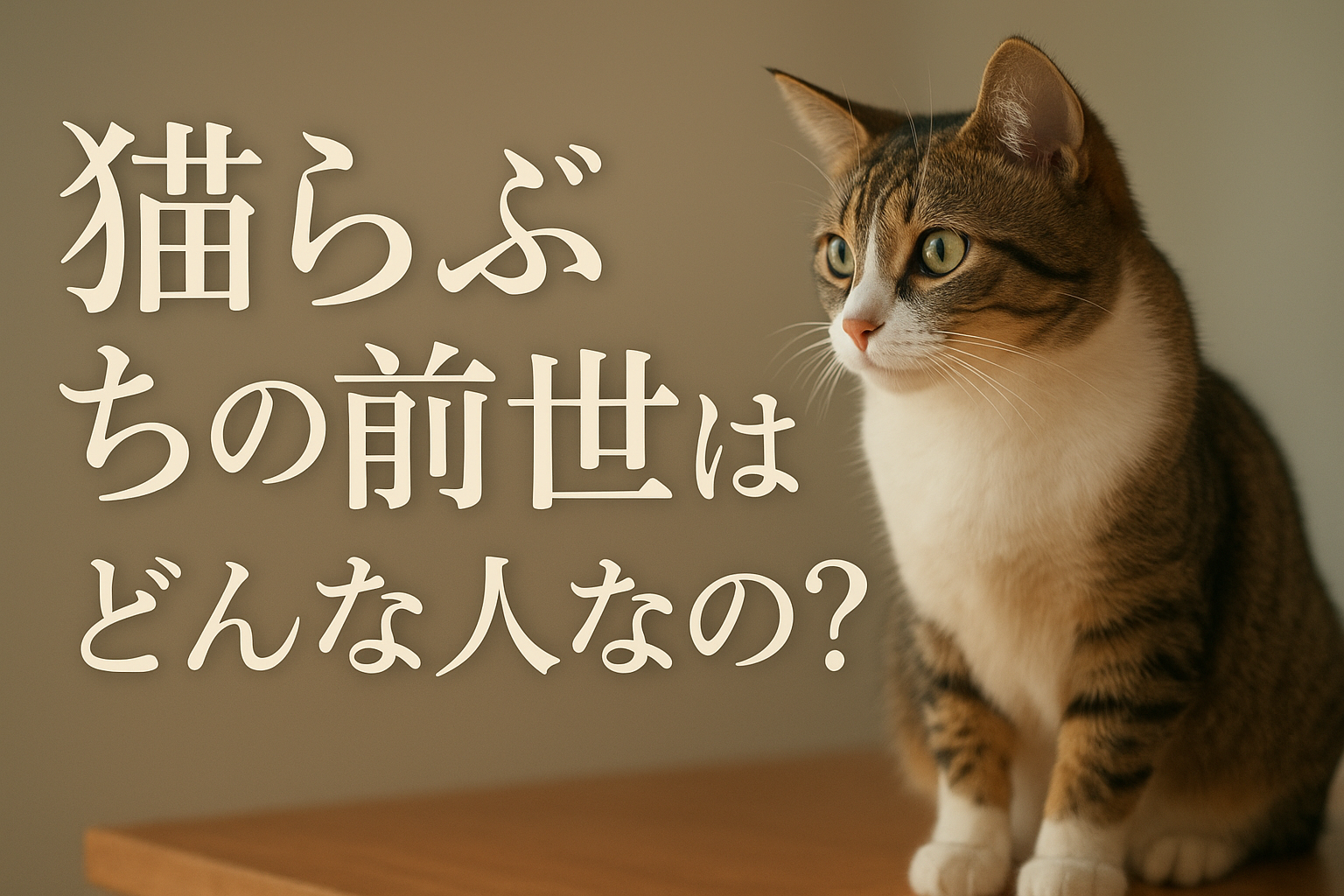 猫らぶちの前世はどんな人なの？