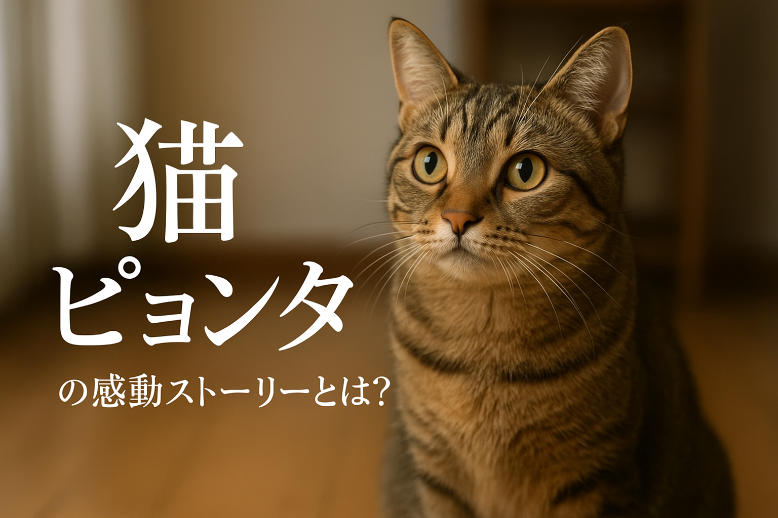 猫 ピョンタの感動ストーリーとは？