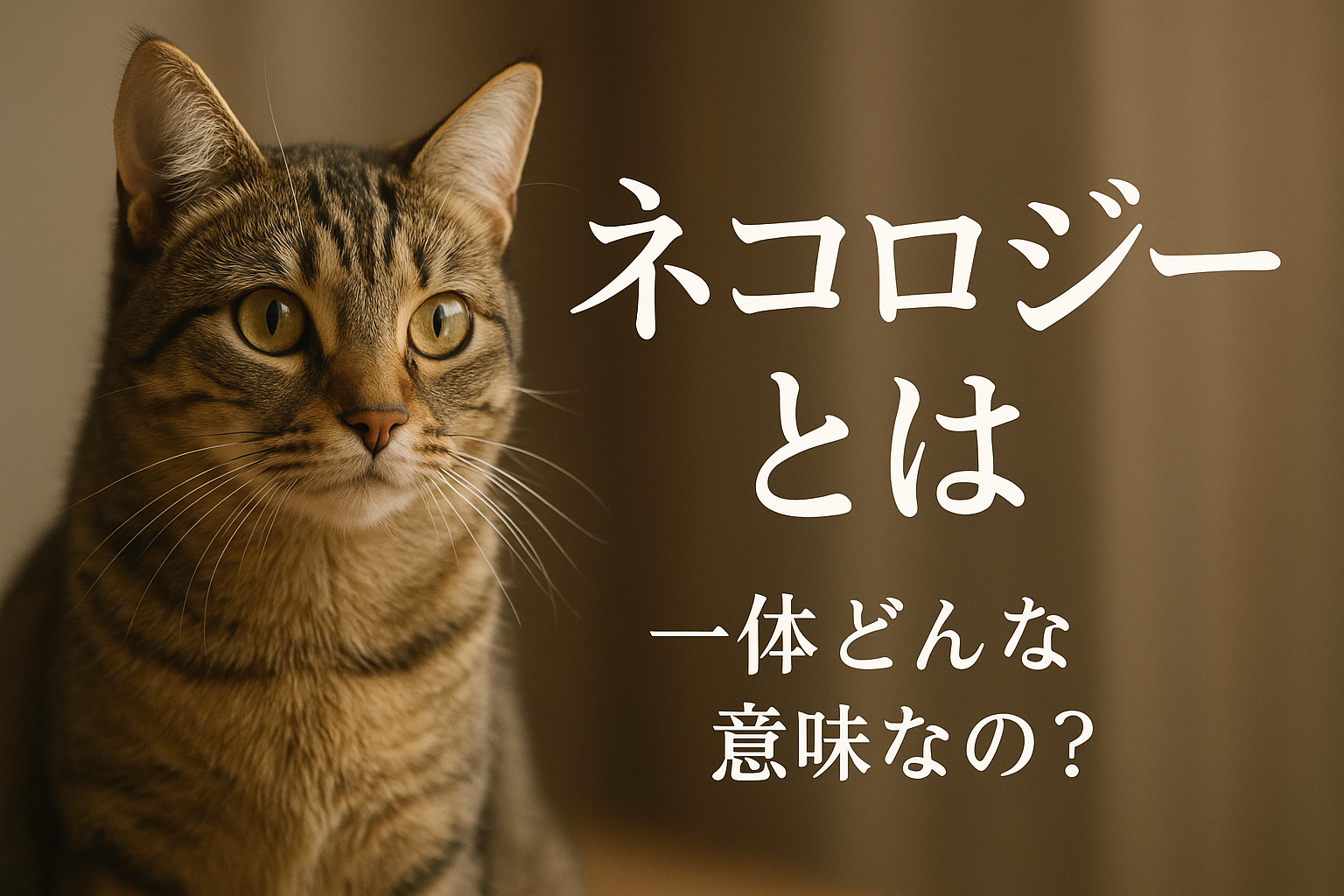 ネコロジーとは一体どんな意味なの？