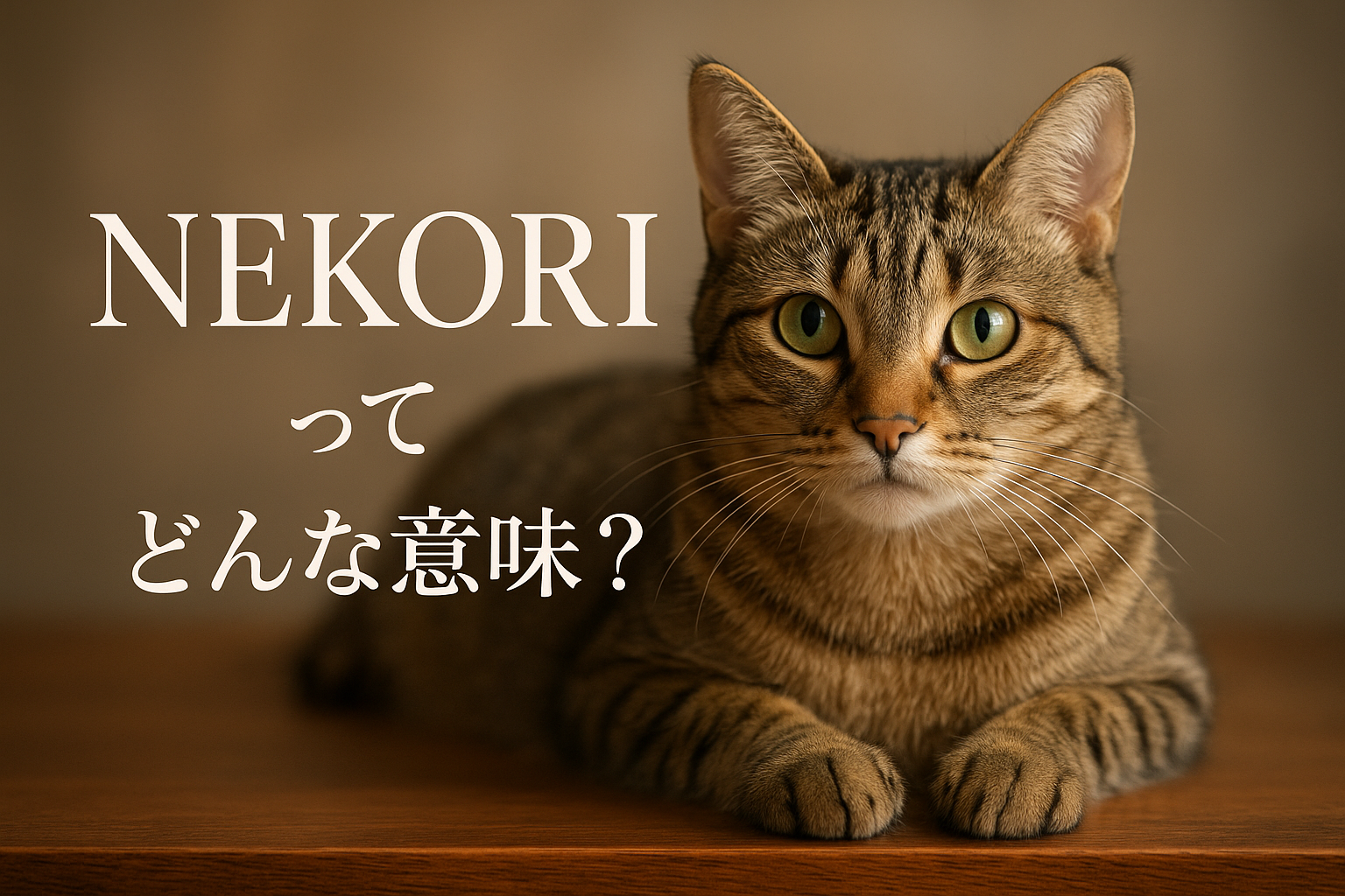 nekoriってどんな意味？