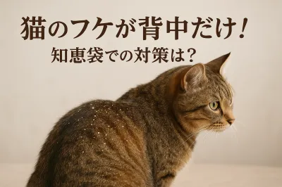 猫のフケが背中だけ！知恵袋での対策は？