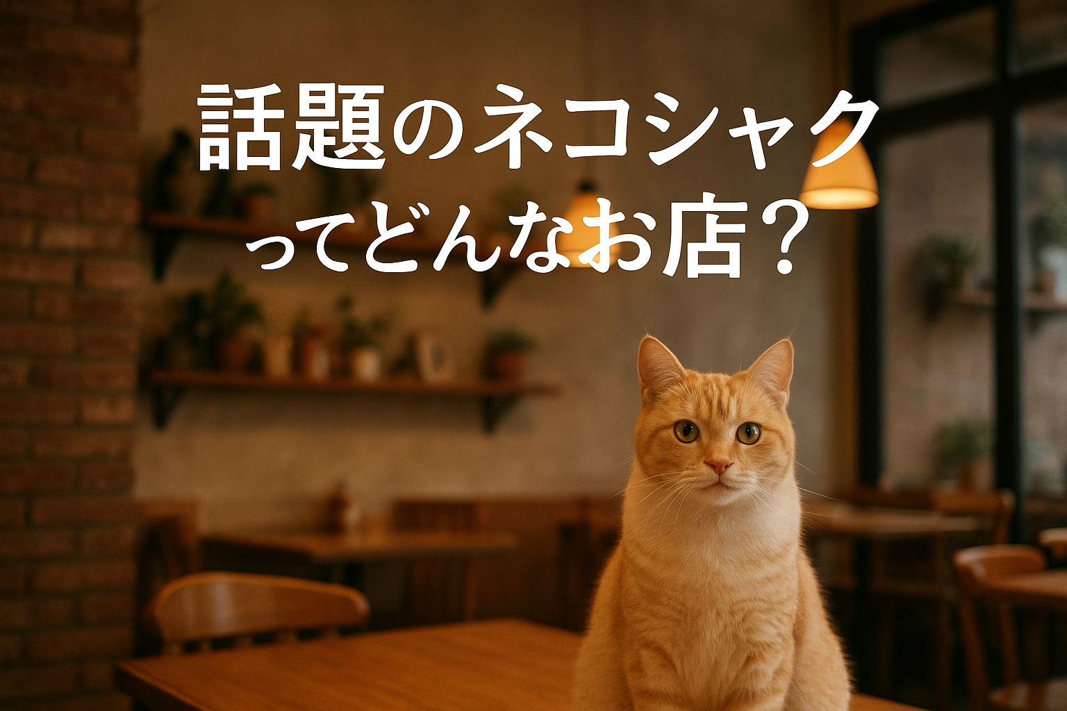 話題のネコシャクってどんなお店？