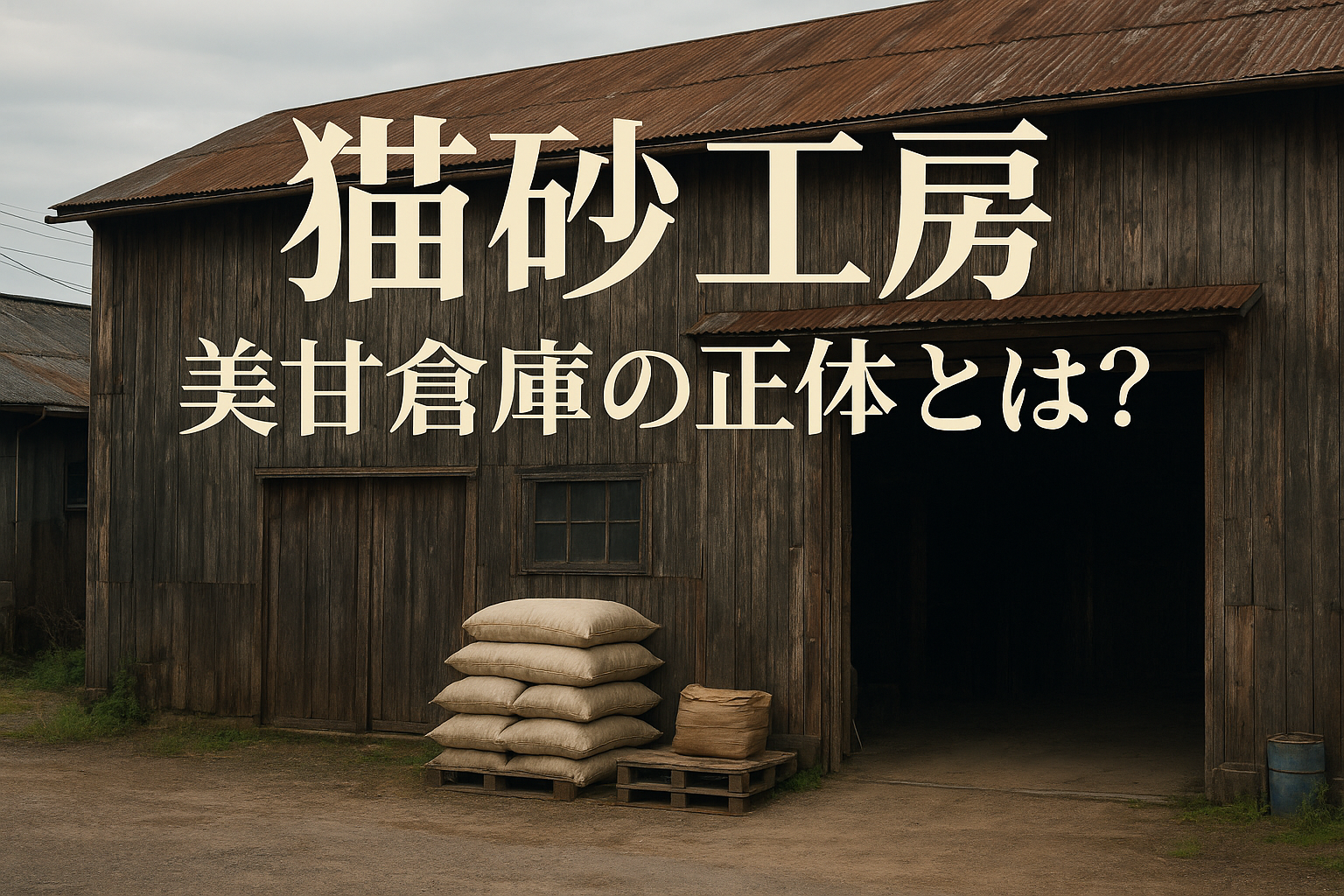 猫 砂 工房 美甘 倉庫の正体とは?
