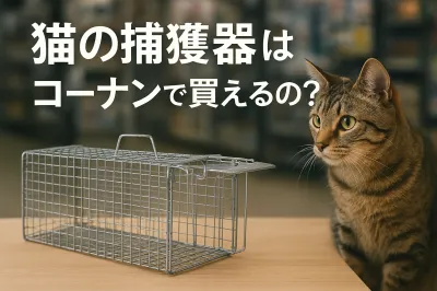 猫の捕獲器はコーナンで買えるの？