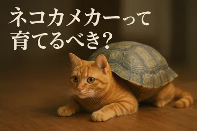 ネコカメカーって育てるべき？