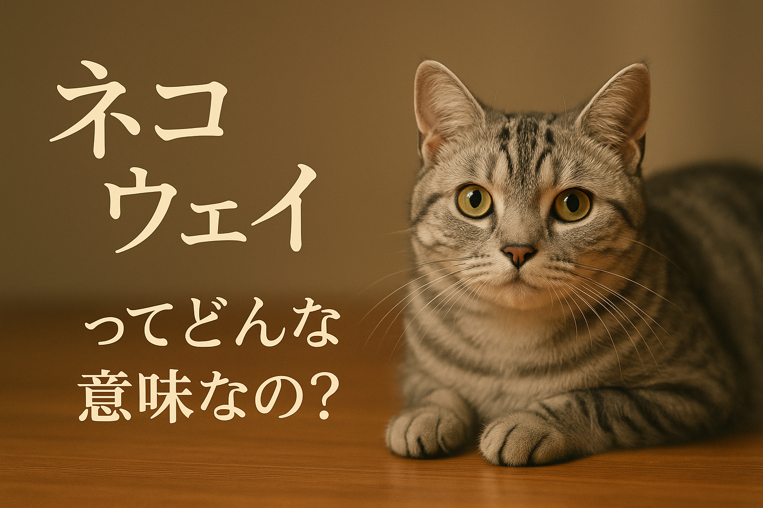 ネコウェイってどんな意味なの?