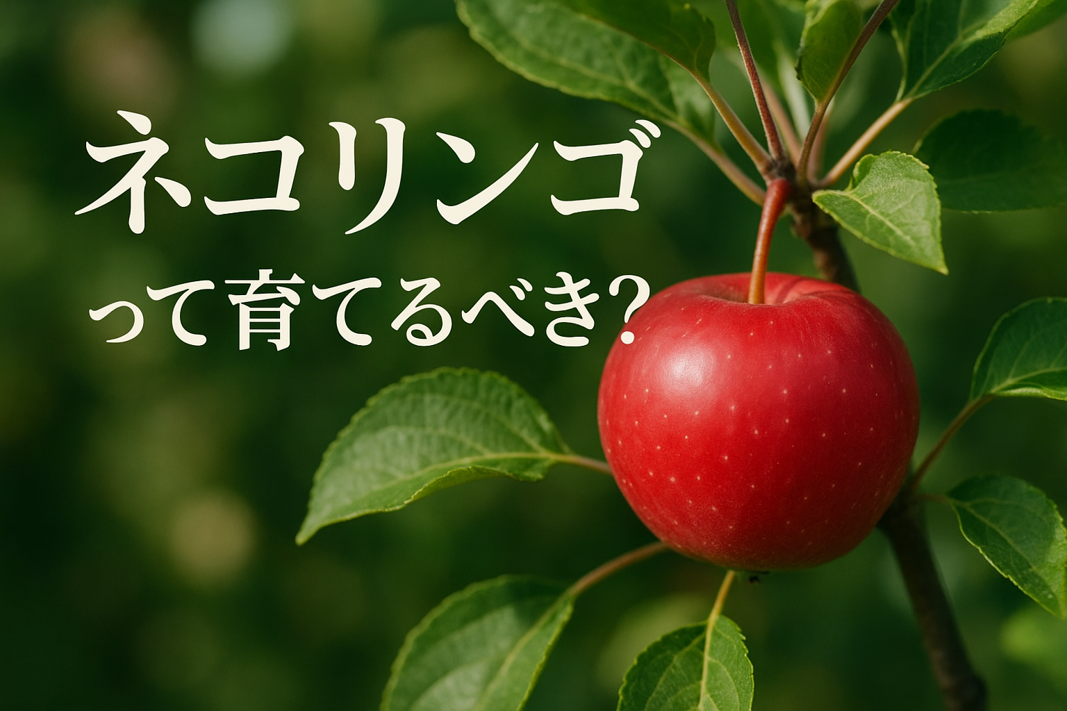 ネコリンゴって育てるべき?
