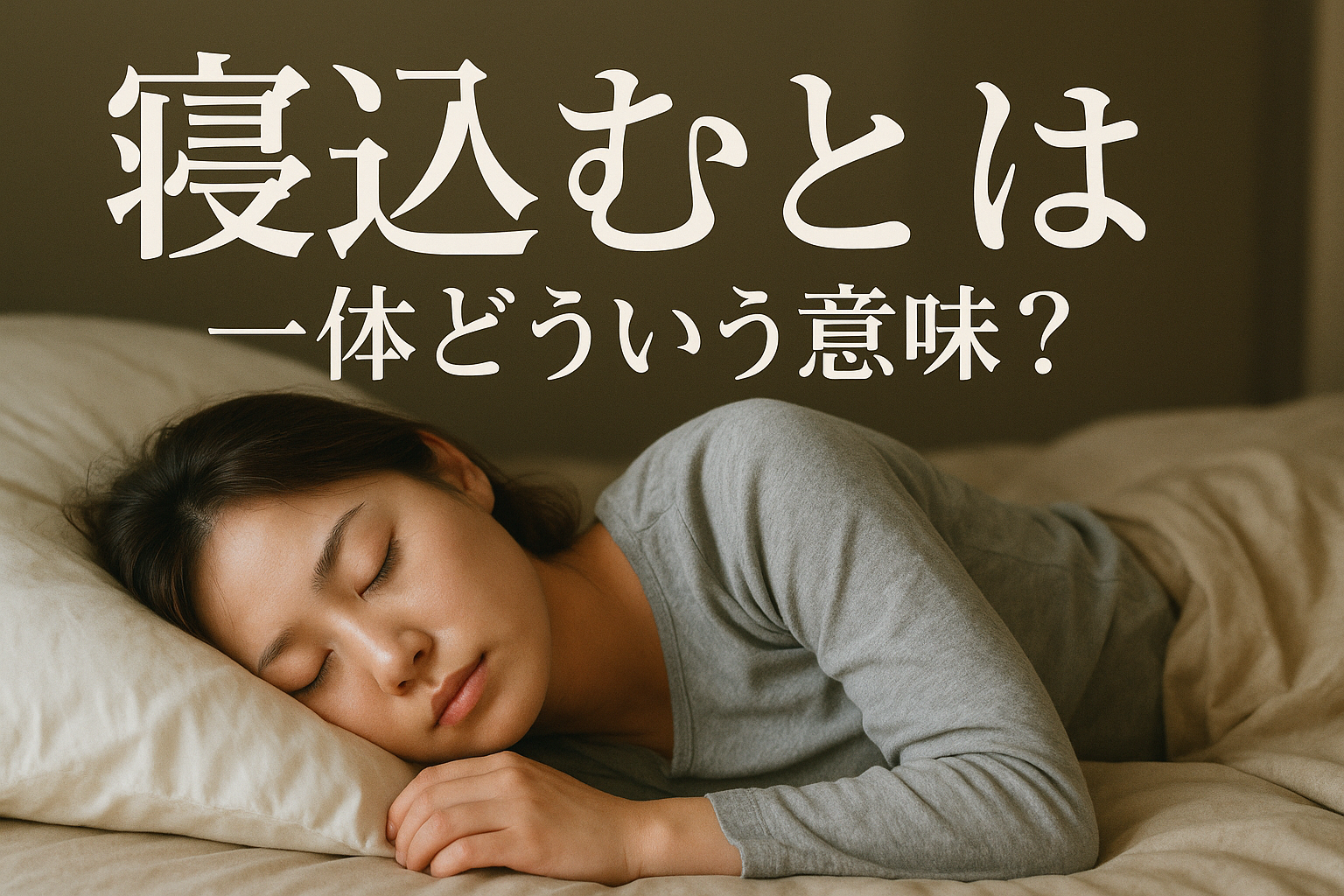 寝込むとは一体どういう意味?