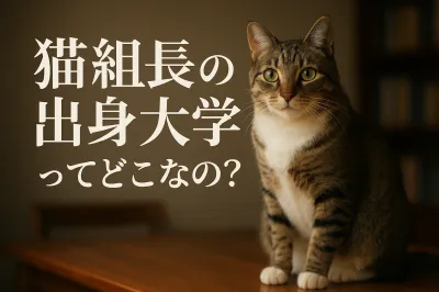 猫組長の出身大学ってどこなの？