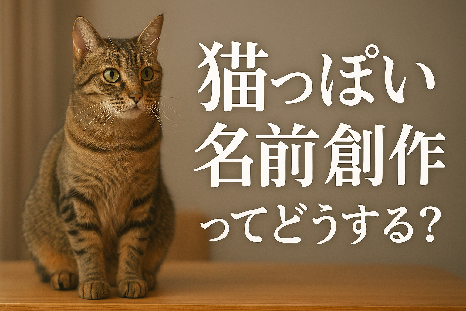 猫 っ ぽい 名前 創作ってどうする?