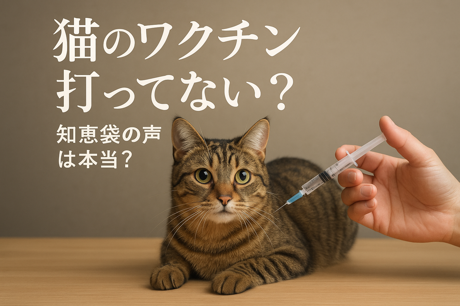 猫のワクチン打ってない?知恵袋の声は本当?