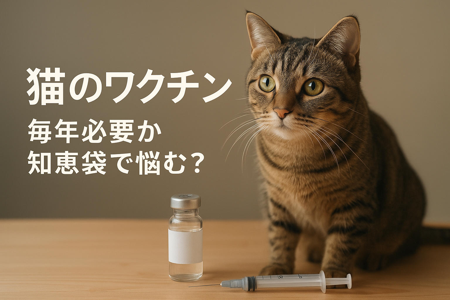猫のワクチン毎年必要か知恵袋で悩む?