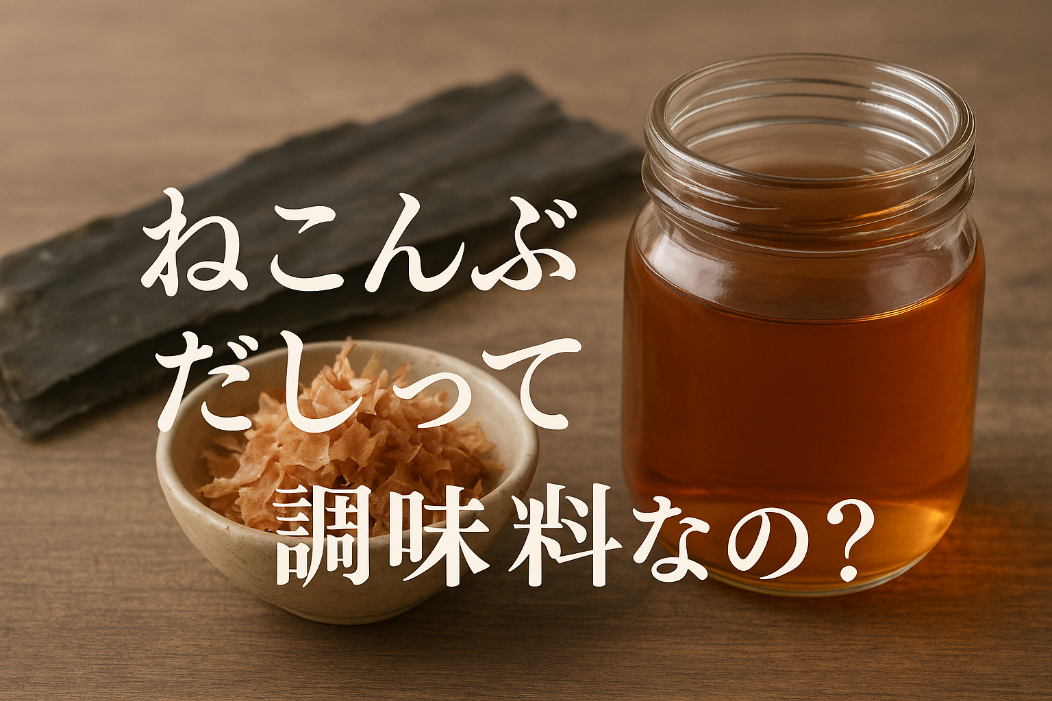 ね こんぶ だしってどんな調味料なの？