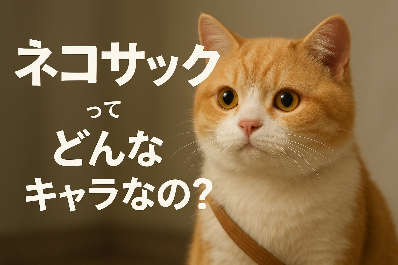 ネコサックってどんなキャラなの？