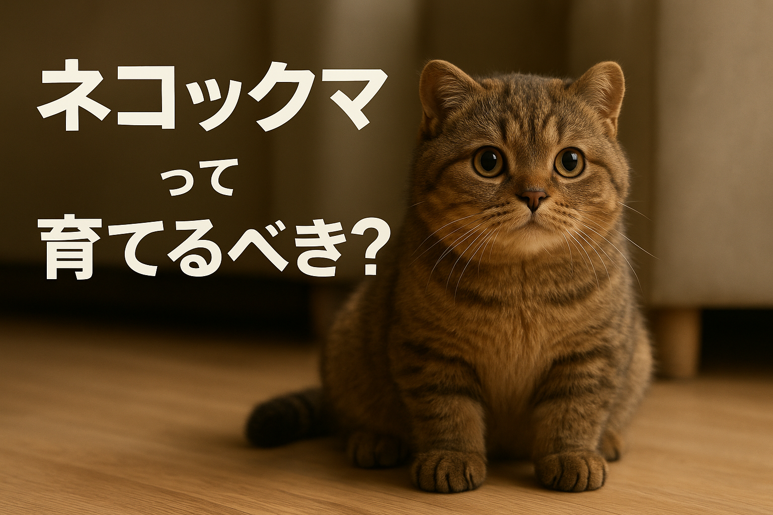 ネコックマって育てるべき?