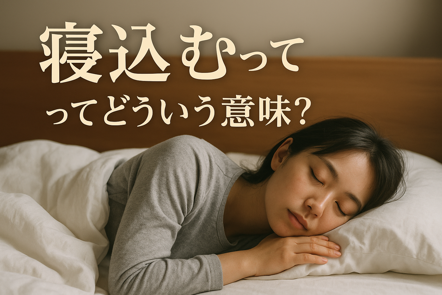 寝込むってどういう意味？