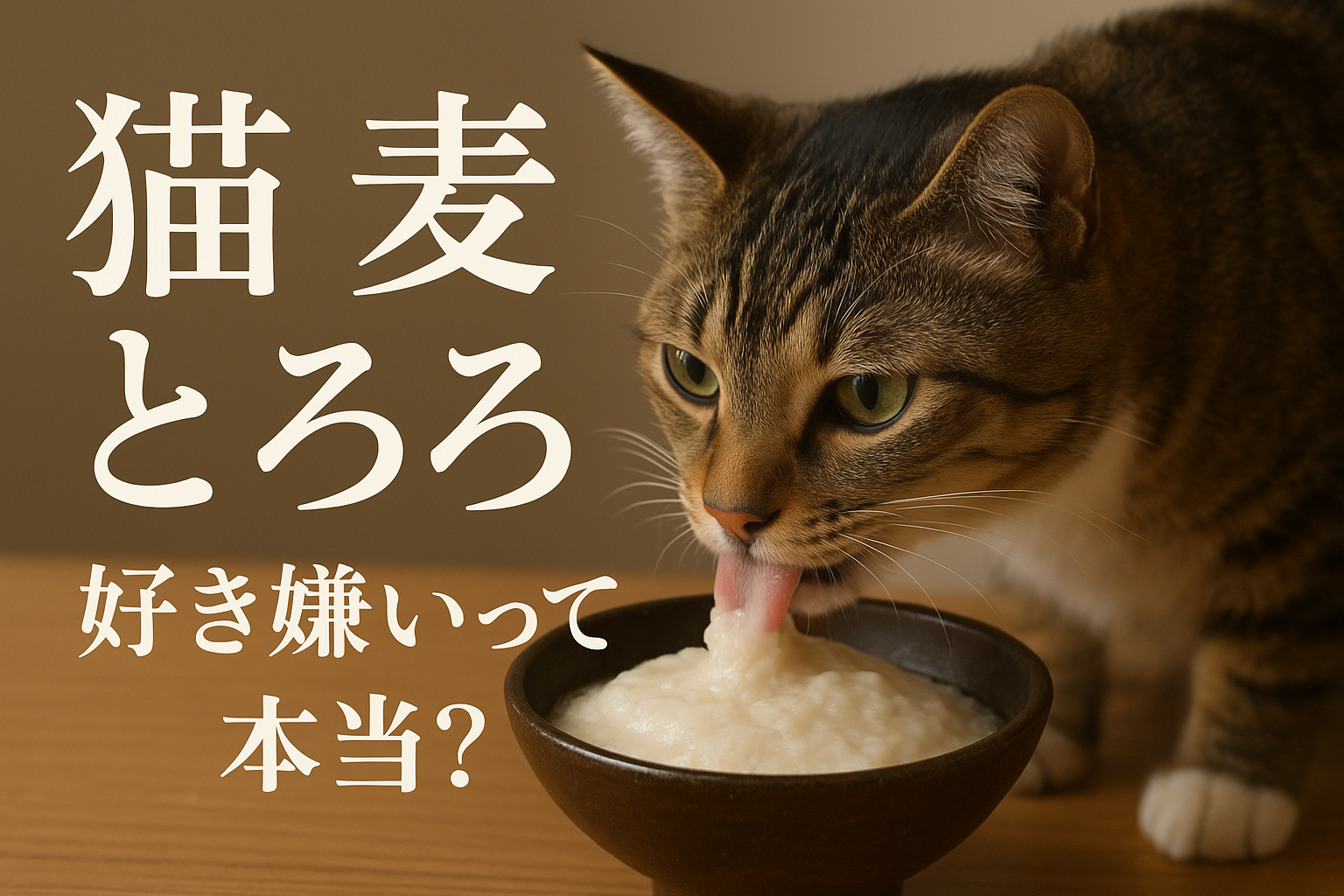 猫 麦 とろろ 好き嫌いって本当？