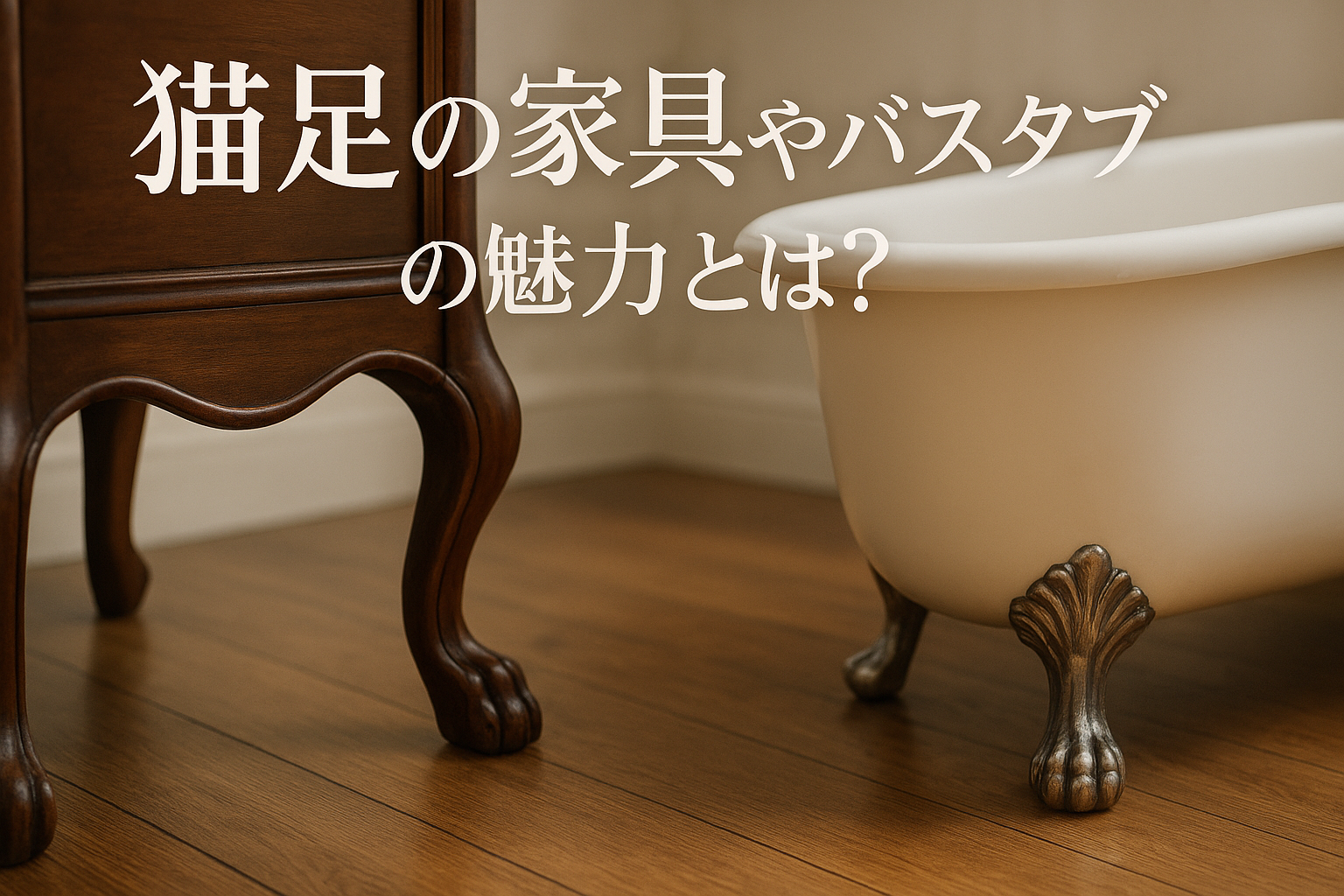 猫足の家具やバスタブの魅力とは?