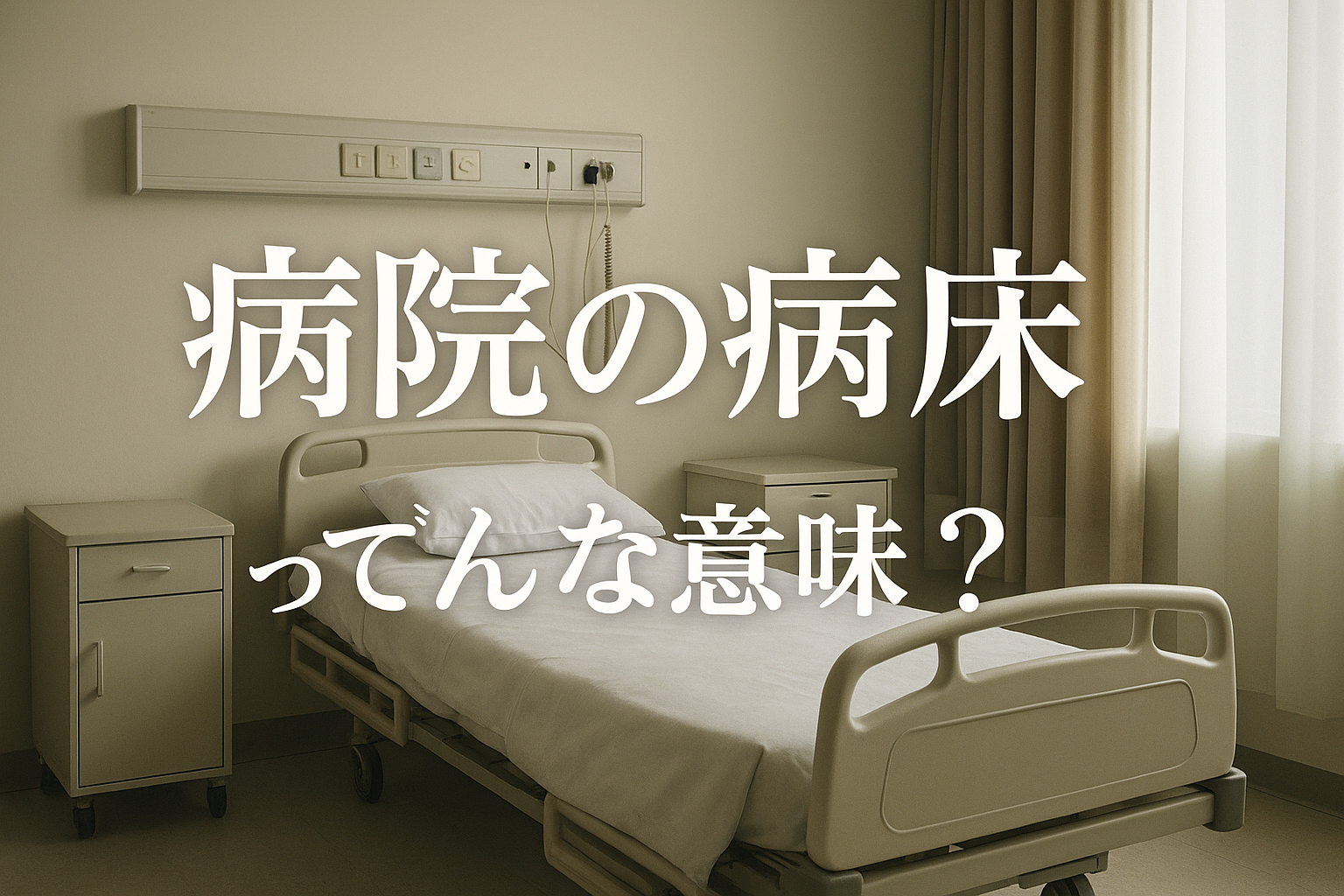 病院の病床ってどんな意味?