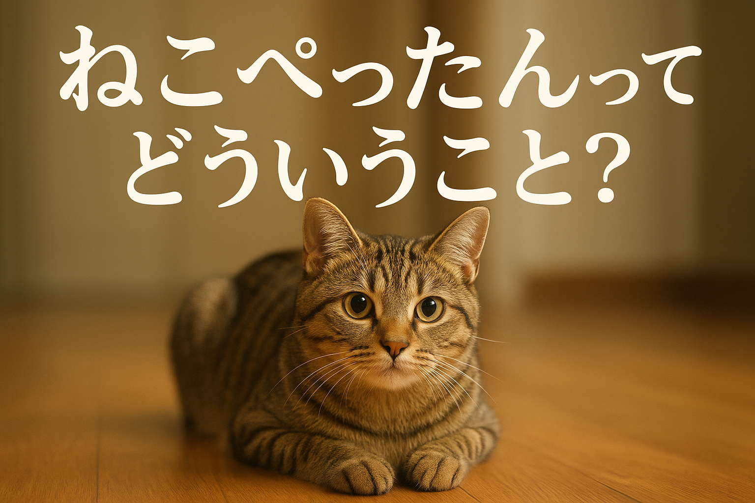 ねこ ぺったんってどういうこと?