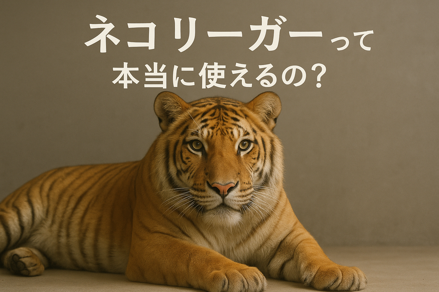 ネコ リーガーって本当に使えるの？