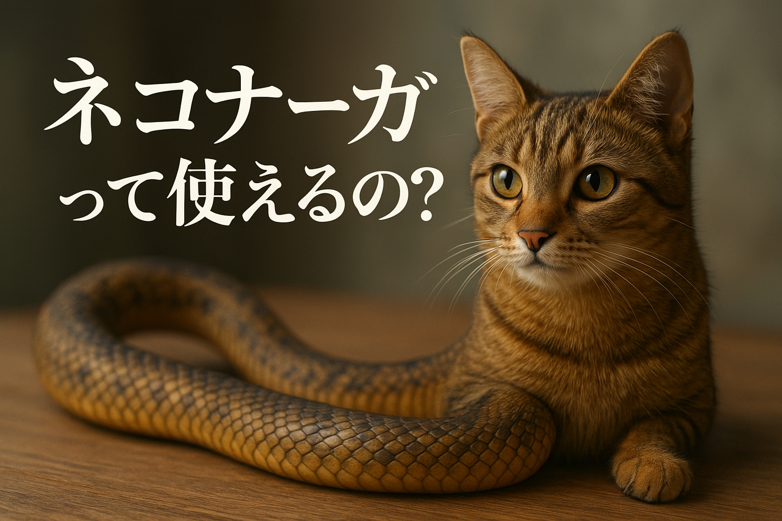 ネコナーガって使えるの？