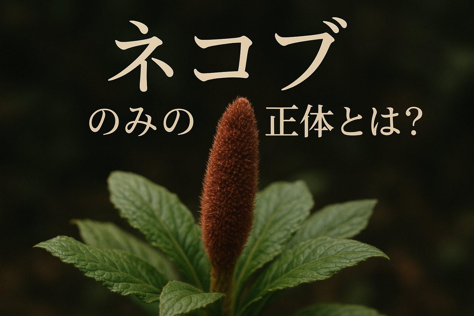 ネコブ のみの正体とは?