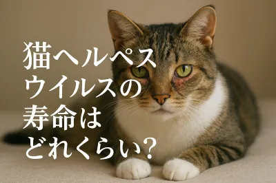 猫ヘルペスウイルスの寿命はどれくらい？