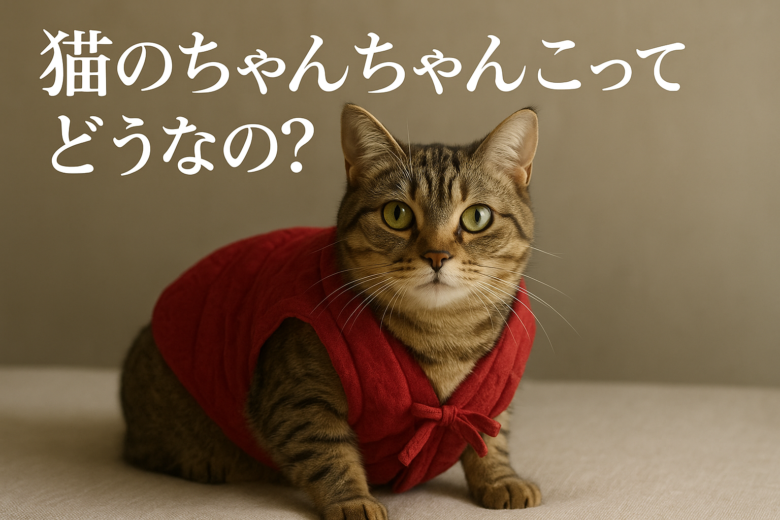 猫のちゃんちゃんこってどうなの？