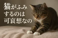 猫がふみふみするのは可哀想なの？