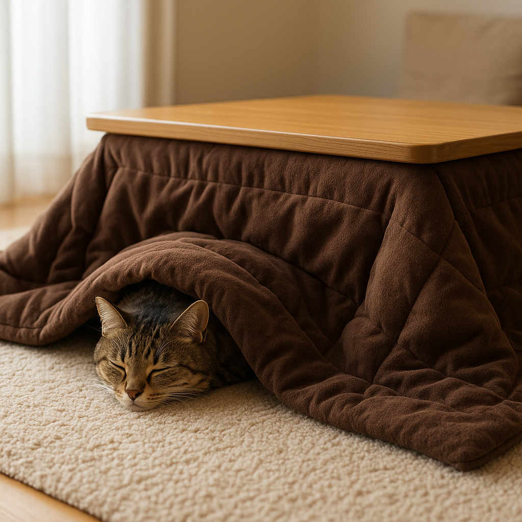 猫がこたつで命を落とすリスクはゼロではないけれど、正しく使えば安全です