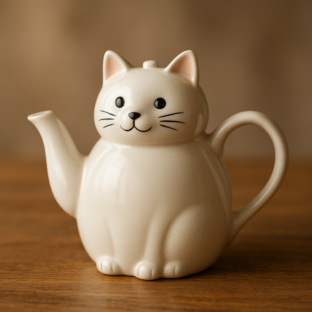 実は猫モチーフの可愛いポットのことなんです
